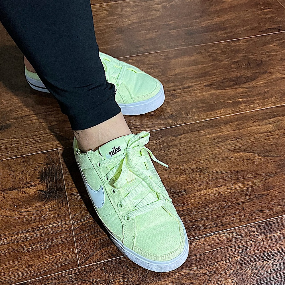 Mint highlight Nike shoes